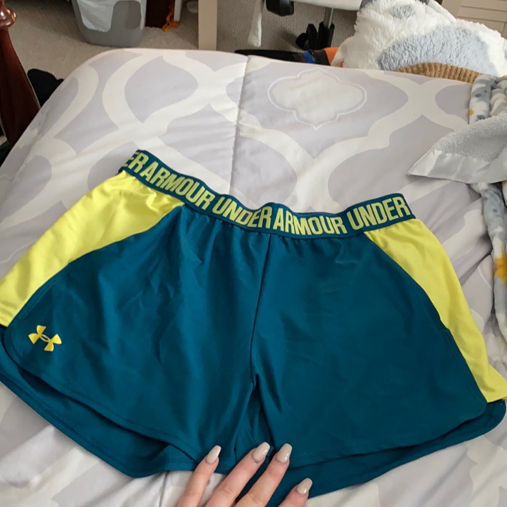 Under Armor shorts!